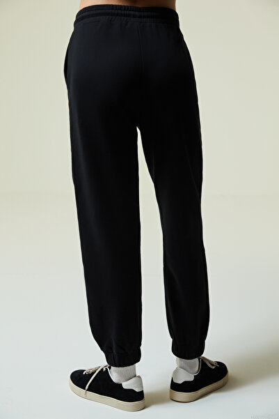 Penti Siyah Print Detailed Jogger