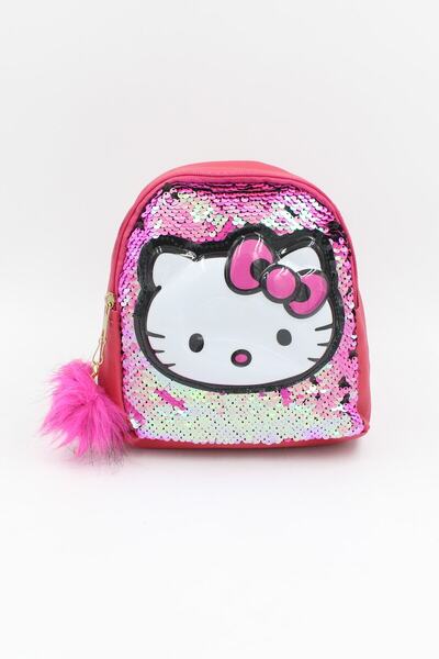 Chantaky 039 3005 Hello Kitty Kedicikli Payetli Işıklı Sırt Çantası