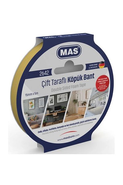 Mas 2642 Ταινία Αφρού Διπλής Όψης 15mmx5m