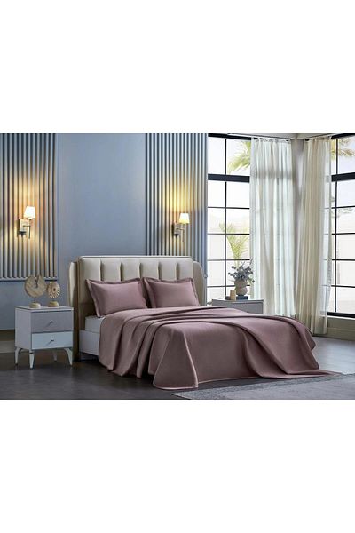 Doqu Home Napoli Double Bedspread - Powder