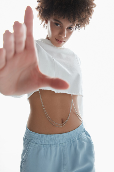 Penti Λεπτομερές φούτερ με κοφτερές αλυσίδες