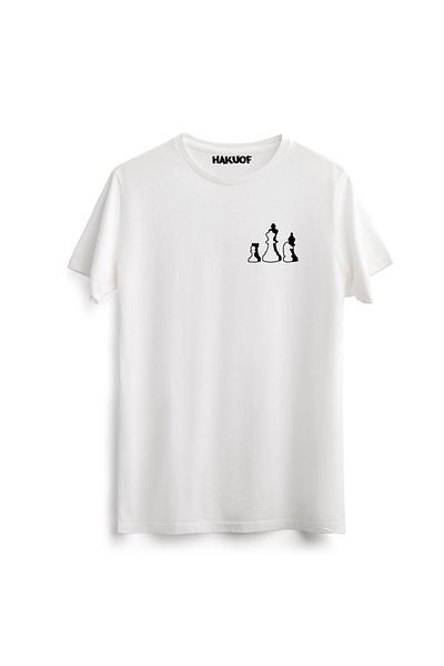 hakuof Unisex βαμβακερό μπλουζάκι σκακιού - Μπλουζάκι σκακιού για παιδιά και ενήλικες