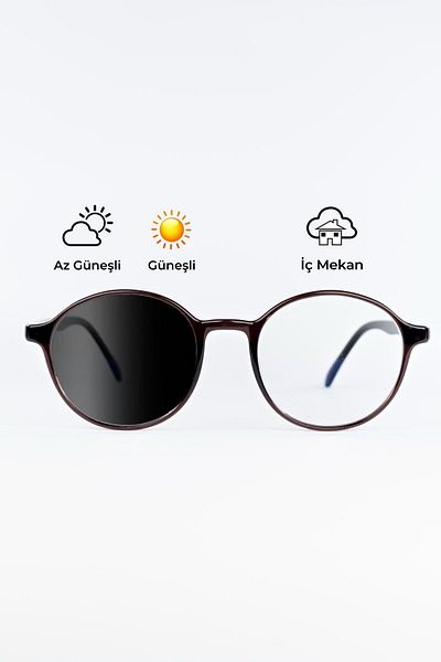 Focus On Eyewear طوكيو نظارات الضوء الأزرق اللونية |   تدفئة أوتوماتيكية زجاجية واحدة