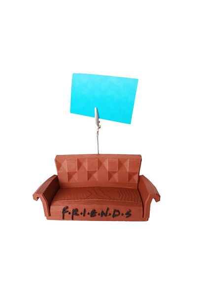 Minyatür Bahçem Friends Series Central Perk Sofa Sofa Note Holder