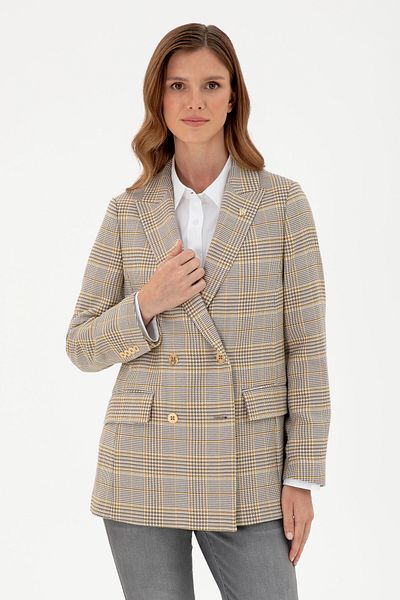 U.S. Polo Assn. Yellow Women Blazers Vests Styles Prices Trendyol