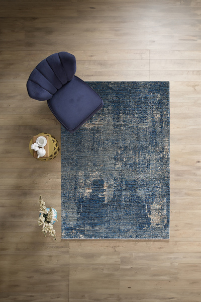 Napoli Home Dijital Sade Modern Dekoratif Yıkanabilir Kaymaz Taban Yolluk Mut...