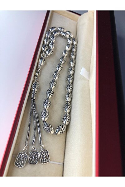 vogutima سبحة رجالية في علبة مضيئة • فضة مع أكسيد الإبسون • هدية للحبيب • للز...