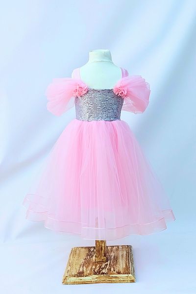 LULLY KİDS Rochie pentru ziua de nastere si petrecere pentru fete / Rochie lunga pentru fete