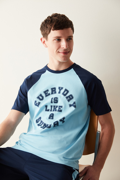 Penti Σετ Πυτζάμες Κυριακάτικο Πολύχρωμο Σορτς