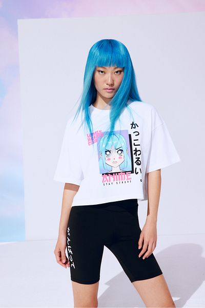 Penti Anime Printed Cycling Tights-anime Collection