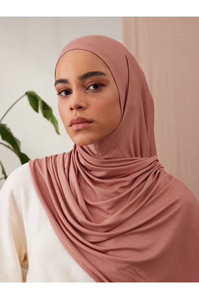 Femple Modest Πρακτικό σάλι ζέρσεϊ Premium |   Χρώμα: Τερακότα |   Μέτρο: Ενήλικος |   Ραμμένο με πηγούνι |   Στιγμιαίο Hijab