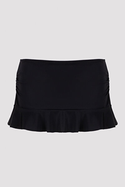 Penti Schwarze Basic-Bikinihose mit Rock