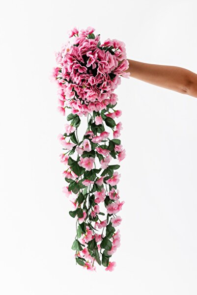 Güleç Yapay Çiçek Yapay Çiçek Sarkan Begonvil Çiçeği 75 cm 22 Dal