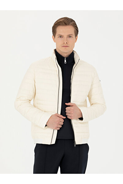 Cacharel Ekru İnce Kapitone Mont 50273790-VR019