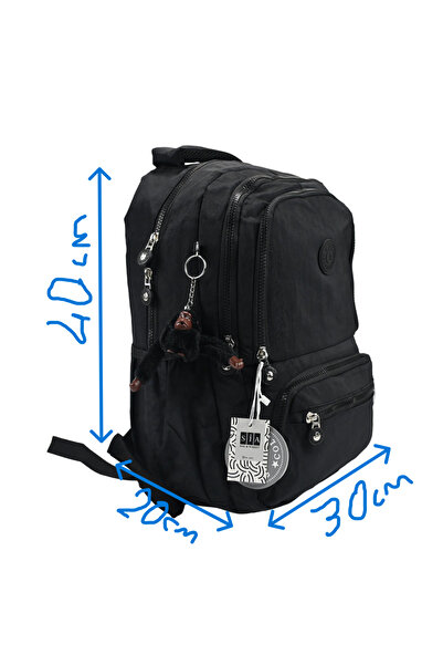 Sia Çanta Kırınkil Orta Boy 7 Adet Fermuarlı Göz Sırt Kısımda Eksra Göz Su Geçirmez Anahta