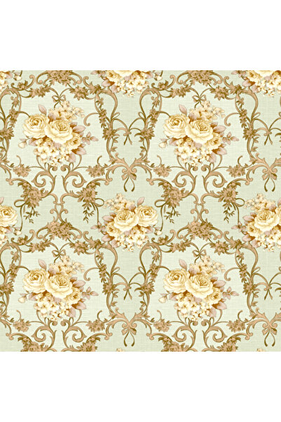 Dekor Harmony 152-D Retro Çiçekli Duvar Kağıdı