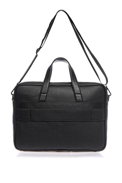 Pierre Cardin حقيبة كمبيوتر محمول وحقيبة عمل للجنسين من بلاك رولاكس 01PC001168-F