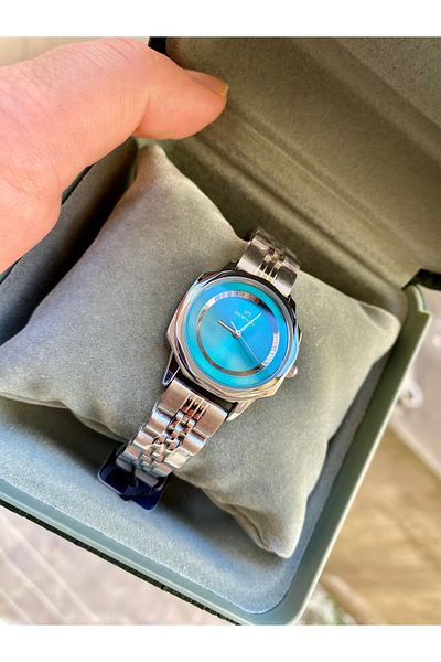 Reward Original Silver Color Turquoise Dial Waterproof Women's Wristwatch