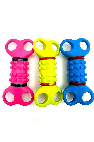 Tasma Market 12cm Flat Bone Dog Teeth Scratching Toy Set