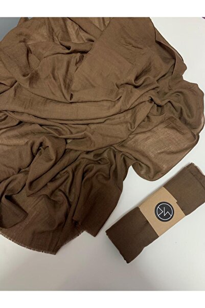 Modakaşmir Neo Pamuk Şal Kahverengi