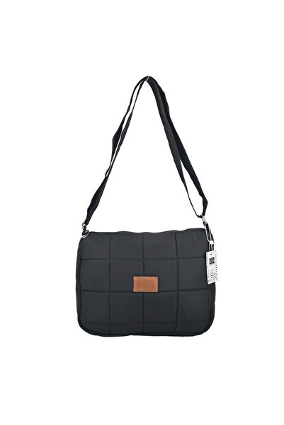 Sia Çanta Similon Kabartmalı Kapitone Puf Kumaş Shopper Çanta Rahat Çapraz As...