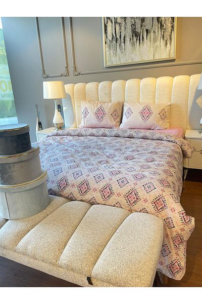 Doqu Home مجموعة غطاء لحاف مزدوج من Ranforce Janice