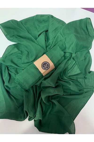 Modakaşmir Şal Neo Bumbac Verde Inchis