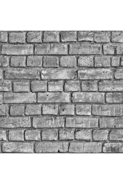 Dekor Vision 257-C Gri Tuğla Desenli Duvar Kağıdı