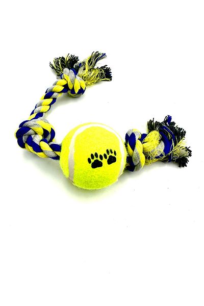 Tasma Market 30cm Dental Drawstring Dog Training Ball Toy Set