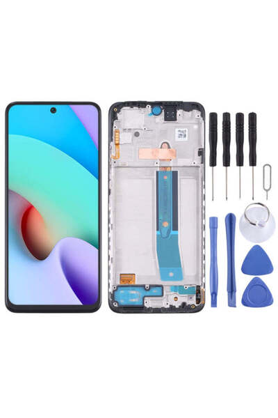 indirimplus Redmi Note 11 4G 2201117TG LCD EKRAN Çerçeveli+Tamir seti AMOLED ...