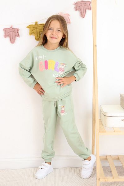 Harika KIDS Set de două șiruri brodat Gir Punch pentru fete