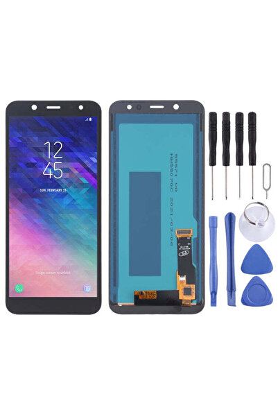 indirimplus Samsung Galaxy A6 2018 A600 Uyumlu Lcd Ekran +tamir Seti Siyah