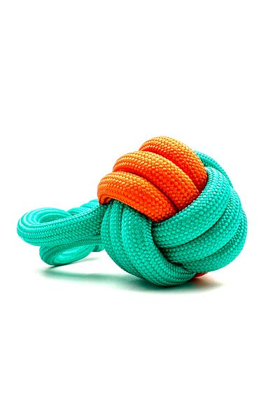 Tasma Market Extra Knotted Durable Tooth String Dog Stress Ball Toy