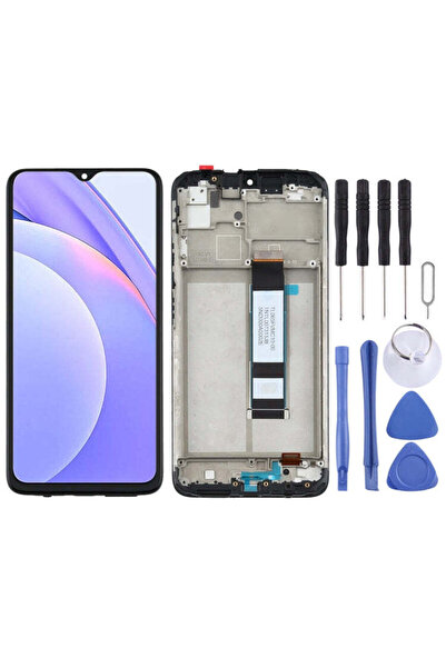 indirimplus Redmi 9T Uyumlu LCD EKRAN Çerçeveli +Tamir seti