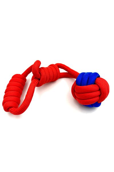 Tasma Market Extra Knotted Durable Tooth String Dog Stress Ball Toy