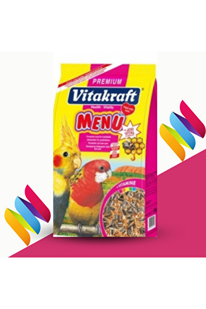 Vitakraft 1000Gr Paraket Premium Menu+Jod