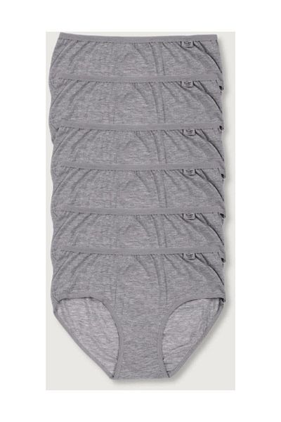 ENTAHA Πακέτο εσώρουχα Tutku Bato 6 τεμαχίων Grey Lycra - Elf568t0924ccm6