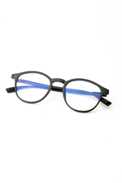 Focus On Eyewear Zermatt Black | Photochromic Blue Light Glasses | Single Glass Automatic Darkening