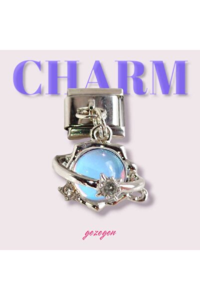 stainles steel سحر إيطالي - من الفولاذ المقاوم للصدأ، سحر سوار على شكل كوكب