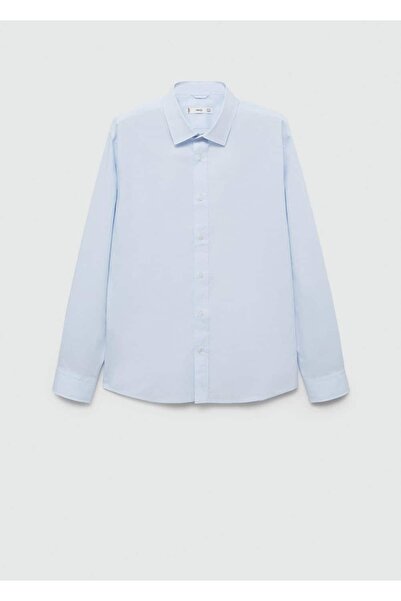 MANGO Man Regular kesim %100 pamuklu gömlek