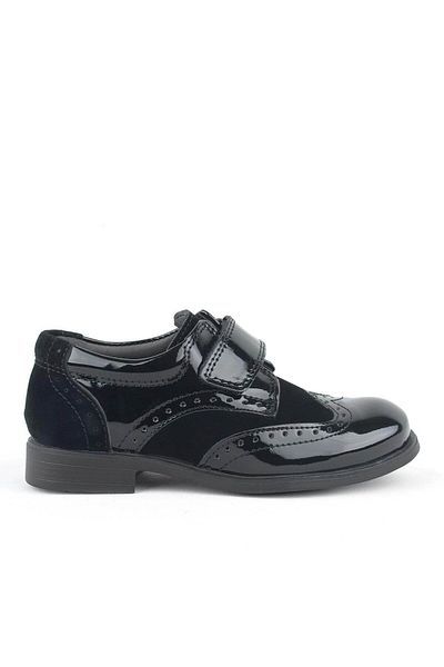 Rakerplus Pantofi de seară clasici pentru băieți din piele lacuată Titan