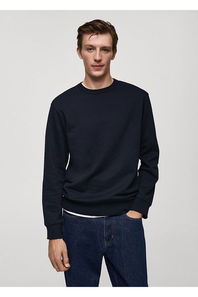 MANGO Man Plush Sweatshirt