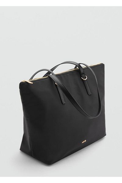 MANGO Woman Nylon τσάντα αγορών