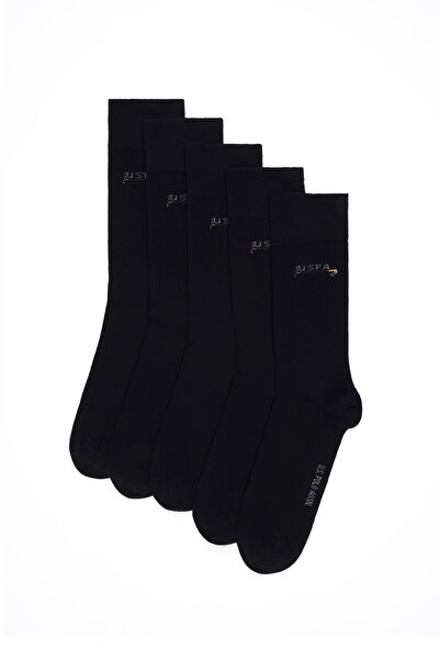 U.S. Polo Assn. Мъжки черни чорапи 50274149-VR046