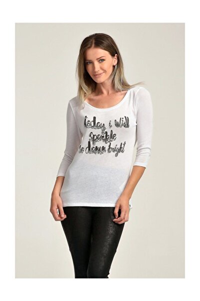 Cotton Candy Футболка з довгими рукавами з принтом і вишивкою