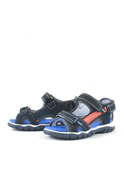 Rakerplus Справжня шкіра, синій, на липучках, чоловічі дитячі сандалі для активного відпочинку