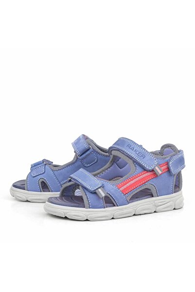 Rakerplus Справжня шкіра Синьо-помаранчеві дитячі сандалі