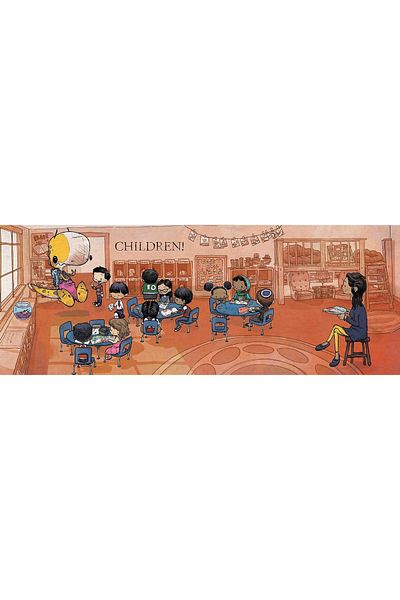 Kolektif Kitap Ryan T. Higgins 'We Don't Eat Our Classmates' - Orange Kids Series