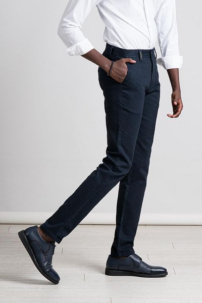 PERPANT Canvas Winter Fabric Cotton Lycra Slimfit Trousers