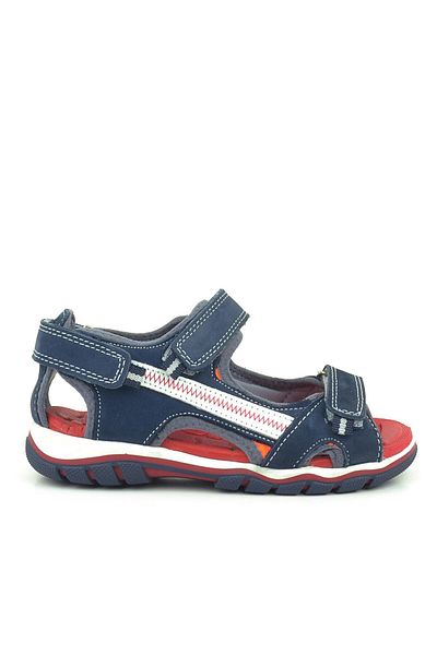 Rakerplus Genuine Leather Navy Blue Outdoor Boys' Sandals